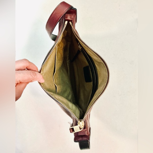 ALLSAINTS, Blake Burgundy Burnt Genuine Leather Shoulder Bag, EUC - Picture 13 of 16